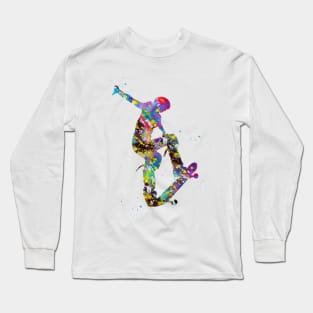 Skateboarder Long Sleeve T-Shirt